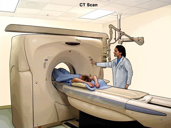 étapes d'un scanner thoracique