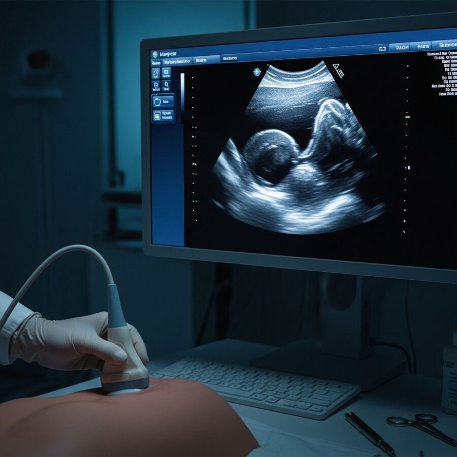 Préparation échographie abdominale